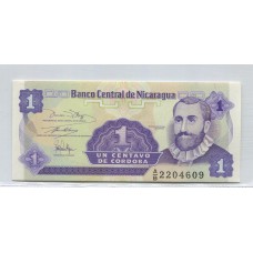 NICARAGUA 0,01 DE CORDOBA BILLETE SIN CIRCULAR, UNC